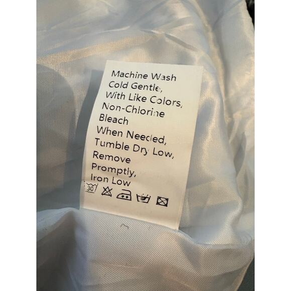 Pretty  Garden Chic lined jacket  XL black and white - Picture 8 of 9